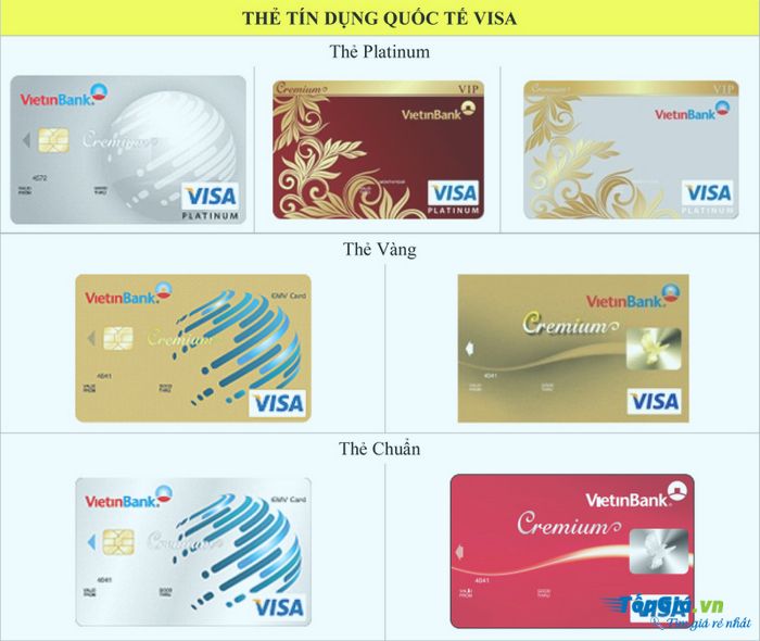 Hướng dẫn mở thẻ visa thanh toán quốc tế tại Vietinbank